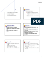 Distributed DBMS Concepts