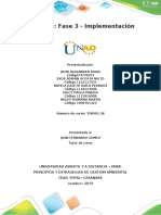 Unidad 2 - Fase 3 - Implementacion