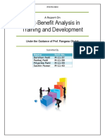 Cost-Benefit Analysis in Training and Development: A Report On