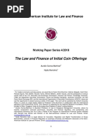 Aurelio Gurrea Martínez & Nydia Remolina - The Law and Finance of Initial Coin Offerings (2019)