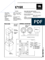 JBL SR4719X: Technical Manual