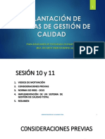 Implementación ISO 9001 - 2015