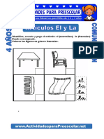 Artículos El y La para Niños de 4 Años