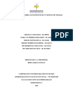 Actividad 2. Estudio de Caso Sobre Los Elementos de Un Sistema de Trabajo