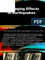 Damaging of Earthquakes