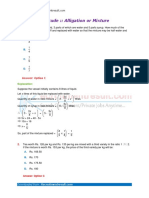 Aptitude:: Alligation or Mixture: Explanation