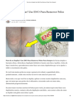 Eno para Acabar Com Pelos PDF