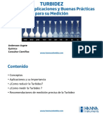 Conceptos, Aplicaciones y Buenas Prácticas para La Medición de Turbidez ...