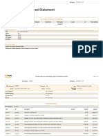 Consolidated Statement: Summary of Account's Holdings