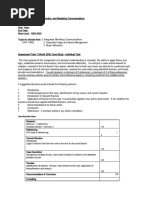 Case Study Mark Sheet