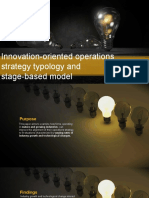 Innovation-Oriented Operations Strategy Typology and Stage-Based Model