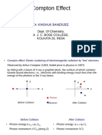 Compton Effect: Dr. Kinshuk Banerjee