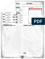 ICRPG - Character Sheet - Alfheim - Form Fillable PDF