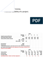 Time Value of Money. - Financial Feasibility of A Project