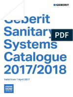 Geberit Sanitary Catalogue 2017 2018
