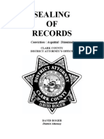 Sealing Records Book