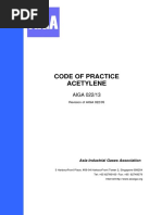 AIGA 022 - 13 Code of Practice - Acetylene PDF