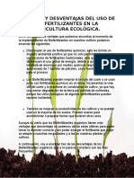 Ventajas y Desventajas Del Uso de Biofertilizantes en La Agricultura Ecológica