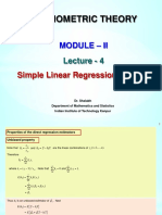 Econometric Theory: Module - Ii