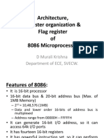 Architecture, Register Organization and Flag Register of 8086 Microprocessor