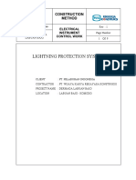 Procedure Installation of Grounding & Lightning System - LABUAN BAJO PDF