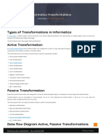 Informatica Transformations