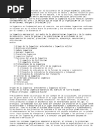 La logística es definida por el Diccionario de la lengua española, publicado por la Real Academia Española como el «conjunto de medios y métodos necesarios para llevar a cabo la organización de una empresa, o de un servicio.txt