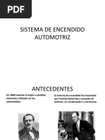 SISTEMA DE ENCENDIDO AUTOMOTRIZ Diapositivas