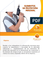 Elementos de Protección Personal III - Positiva 2009 (73 Diapositivas)