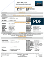 Hos Bayou: 310 Multi-Purpose Service Vessel