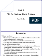 Chap 3 FEA For Nonlinear Elastic Problems: Nam-Ho Kim