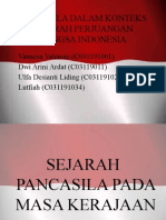 Pancasila Dalam Konteks Sejarah Perjuangan Bangsa Indonesia