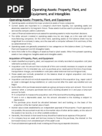 Chapter 8 - Operating Assets: Property, Plant, and Equipment, and Intangibles