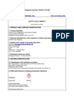 MSDS-Manganese Dioxide