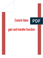 Control Valve - Gain and Transfer Function