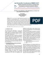 The Influence of The Input Parameters To The Dimensional Accuracy of The 3D Printed Prototype