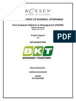 BKT b2b Project Report