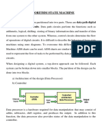 Algorithm State Machine: Circuits and Control Circuits. Data Path Circuits Perform The Functions Such As