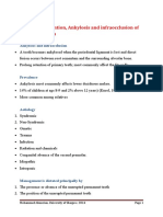 Prolonged Retention, Ankylosis and Infraocclusion of Deciduous Teeth Ok Ok