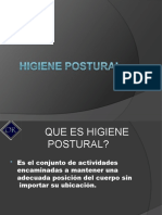 Capacitación Higiene Postural