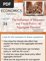 Economics: The Influence of Monetary and Fiscal Policy On Aggregate Demand