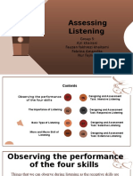 Assessing Listening Group 5