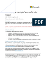 Developing An Analysis Services Tabular Model: DAT225x