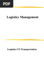 Chapter 7 Logistics Management