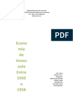 Características de La Economía de 1936 A 1958