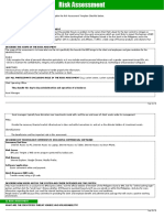 I. Audit: Describe The Purpose of This Risk Assesment