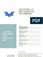 DIVISION 15 - Mechanical