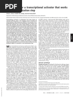 Mechanism For A Transcriptional Activator That Works at The Isomerization Step