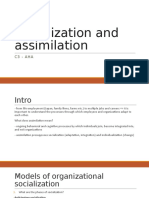 Socialization and Assimilation