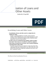 Session 18 Securitization of Loans and Other Assets